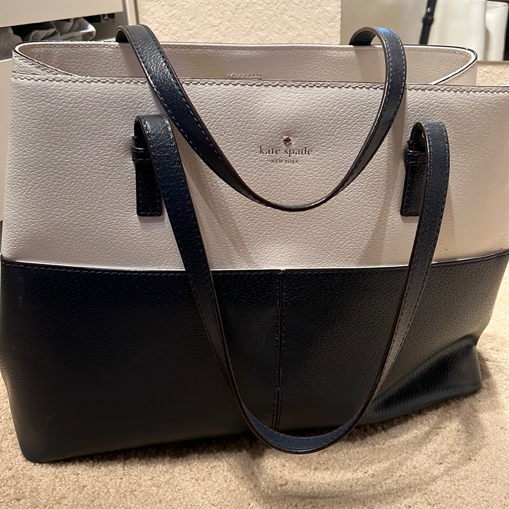 Kate Spade bag - navy blue and cream